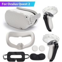 VR Protective Case Set For Oculus Quest 2 Touch Controller  Cover Shell  With Strap Handle Grip For Quest 2 VR Accessories