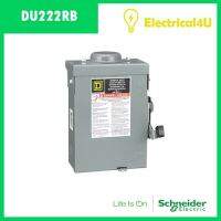 Schneider Electric DU222RB เซฟตี้ สวิตซ์ แบบไม่มีฟิวส์ใช้เป็นสะพานไฟ สำหรับใช้ภายนอกอาคาร 60A 1เฟส 240V