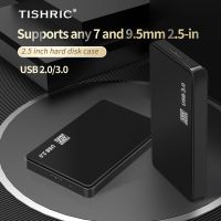 Tishric Hdd Case 2.5 Inch Plastic USB 2.0/3.0 to SATA External Hard Drive Enclosure 2nd SDD Caddy Hard Disk Case For Computer