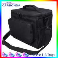 [7 Day Refund Guarantee] Shoulder Cooler Bag Lunch Bag Tote Insulated Picnic Food Container (Black) [Arrive 1-3 Days]