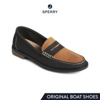 SPERRY SEAPORT PENNY W/ACRYLC รองเท้าโลฟเฟอร์ ผู้หญิง สีดำ ( FLT - STS88971 )