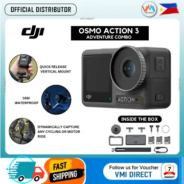 DJI Osmo Action 3 Standard Combo - Outdoor Action Camera with 4K/120fps  Optical Zoom 4X & Super-Wide FOV, HorizonSteady, Waterproof, Cold Resistant  