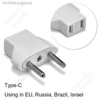 คุณภาพสูง AC Adapter Power EU American EU Plug Socket To Euro China To US C Converter Type Travel Adapter CN Europe New Electrical ☎✘❈ Plug