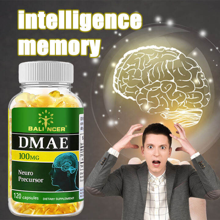 DMAE 100mg, Brain Energy, Improve Memory, Enhance Brain Power, Relieve