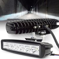 ไฟทำงาน Led/บาร์ไฟรถยนต์ Led สำหรับรถ SUV รถ ATV รถบรรทุกรถจี๊ปรุ่น Off Road รถยนต์เรือสว่างมาก6LED 18W