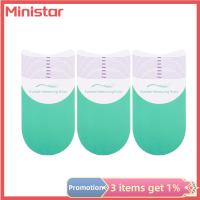 Ministar 3ชิ้นไม้บรรทัดสแตนเลสคิ้วสำหรับวัดความยาวขนตาไม้บรรทัดวัดระดับ