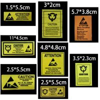 2.5*5.5cm 2.5x5.5cm 3*2 3x2cm Electrostatic Sensitive Device ESD Anti Static Caution Attention Warn Self-Adhesive Sticker Label