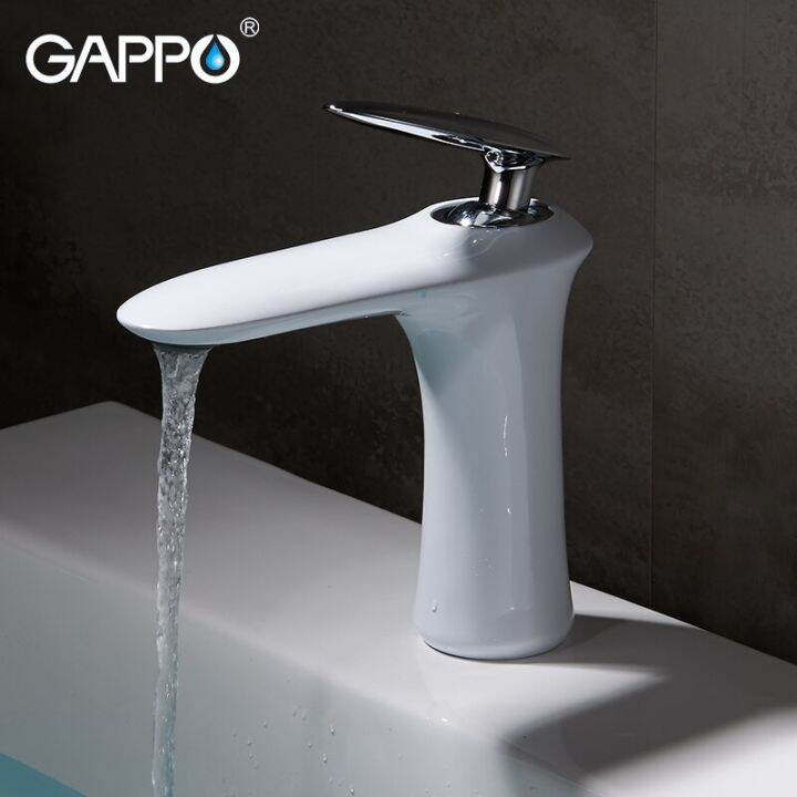 GAPPO Basin Faucets Hot & Cold Bathroom Water Mixer Tap Chrome Single