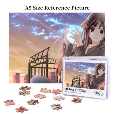 K-on (1) Wooden Jigsaw Puzzle 500 Pieces Educational Toy Painting Art Decor Decompression toys 500pcs