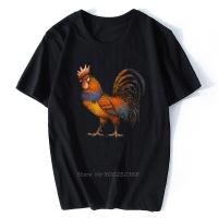 Sketch Of A Colorful Rooster MenS Tshirt Image By Harajuku Tops Fashion Classic T-Shirt Cotton Tees Harajuku Streetwear 【Size S-4XL-5XL-6XL】