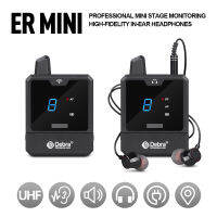 ER-Mini UHF Wireless In-Ear Monitor System Professional Stage Broadcast Sound Card กลางแจ้งสำหรับคอนเสิร์ตขนาดเล็กโรงละคร