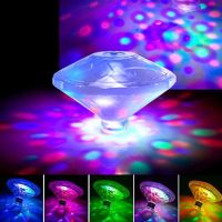 Floating Swimming Pool Light Underwater RGB Submersible Lamp LED Disco Light for Party Bar Lighting Glowing Show Decor