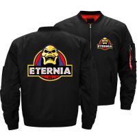 Dropshipping He Man And The Masters Of The Universe Skeletor Eternia Park Jacket Men MA1 Pilot Jacket Bomber Jackets Coats S-5XL