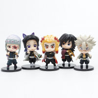 5 Demon Slayer ของใบมีด Q-รุ่น Demon Slayer ใบมีดรูป Demon Slayer ใบมีดรูปของเล่นแคปซูล Figure