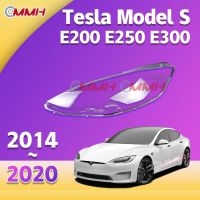 Tesla Model S 2016-2021 เลนส์ไฟหน้า ฝาครอบไฟหน้า ไฟหน้ารถยนต์ ไฟหน้าสําหรับ ฝาครอบไฟหน้าตรงรุ่น ฝาครอบเลนส์  headlamp cover ไฟหน้า โคมไฟหน้า ฝาครอบเลนส์