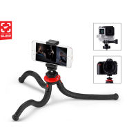 ilovetogo ขาตั้งกล้อง Fotopro - UFO 2 Mini Flexible Tripod + Ball Head + Smartphone Holder