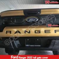 แผ่นปิดท้าย Ranger 2022 2023 2024 T9 XLT XL sport wildtrack เว้า logo กล้องตรงกลาง สีดำด้าน NT