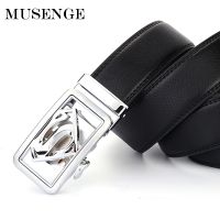 Sabuk Kulit Asli Sabuk Desainer Pria Gesper Otomatis Pria Kualitas Tinggi Ceinture Homme Cinturones Hombre Cinto Masculino