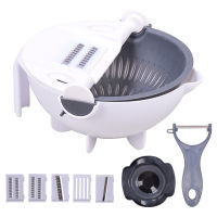 Multifunctional Vegetable Cutter Peeling Shredded Fruit And Vegetable Basket Kitchen Tool Draining To chopped