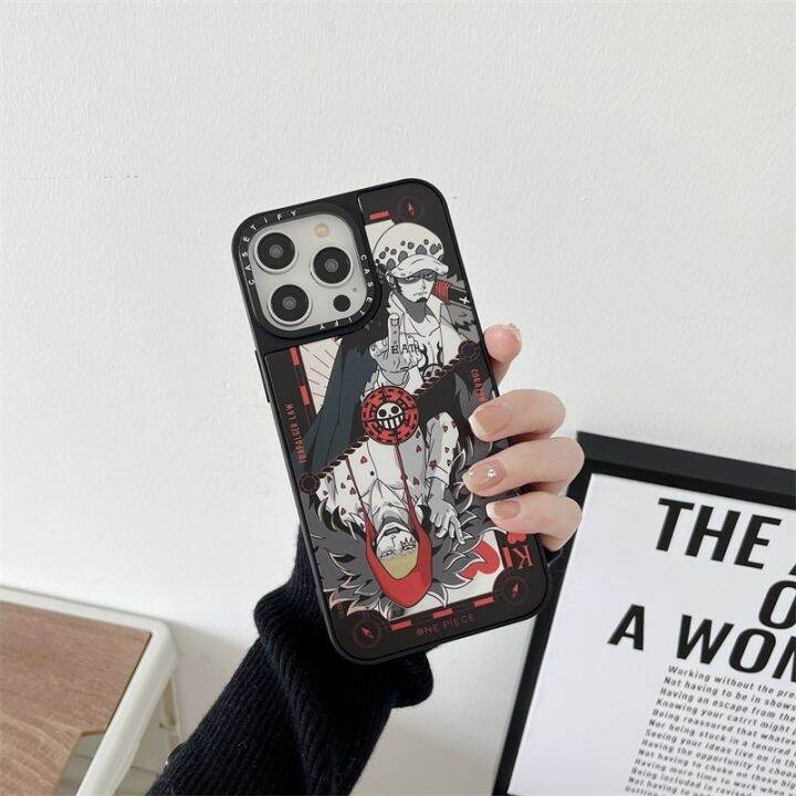 ตัวละคร-one-piece-red-casetify-เคสโทรศัพท์มือถือ-tpu-กันกระแทก-แบบกระจก-สําหรับ-iphone-14-pro-max-13-pro-max-12-pro-max-11-promax