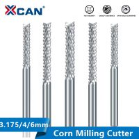 XCAN เครื่องตัดมิลลิ่ง 3.175 / 4 / 6mm Shank Corn End Mill CNC Router Bit PCB Machine Milling เครื่องมือ