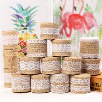 2.5-5cm Jute Burlap Rustic Wedding Hessian Roll Supplies