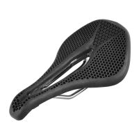 Black MTB Road Bike Saddle Hollow Out Bicycle Seat Bench Breathable Lightweight Waterproof Shock Absorption Bike Accessories Parts