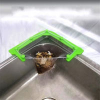 【TaroBall】50Pcs Multifunctional Sink Triangle Drainage Rack Hanging Net Drain Basket Kitchen Sink Rubbish Filter Leftovers Filter