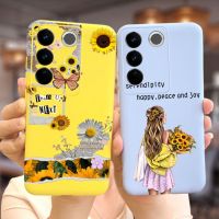 เคสสำหรับ Vivo V27 Pro เคส Vivo พิมพ์ภาพสุดหรู V27e ฝาหลังอ่อนนุ่มซิลิโคนเคสสำหรับ Vivo โทรศัพท์ Vivo V27 V 27 Pro VivoV27อีเคส