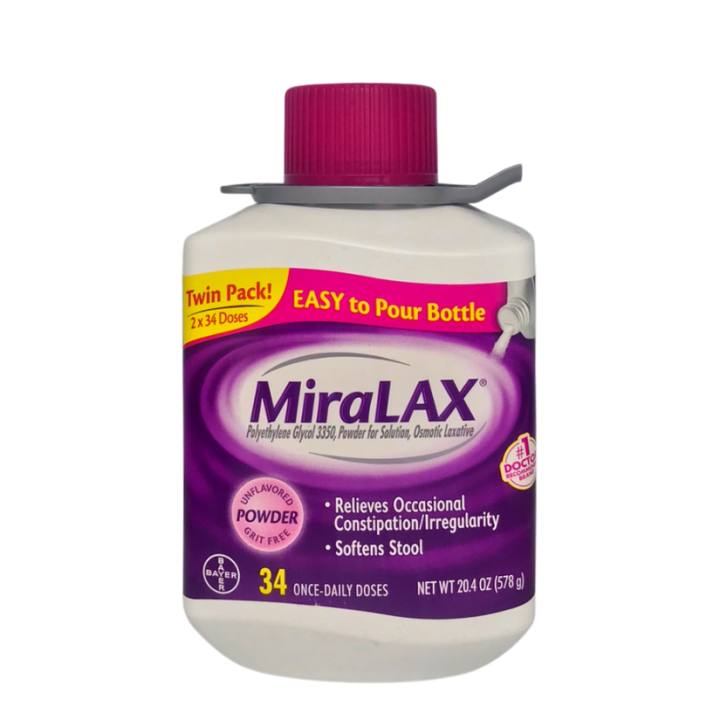 MiraLAX Powder for Solution Osmotic Laxative 34 Once Daily Doses (20.