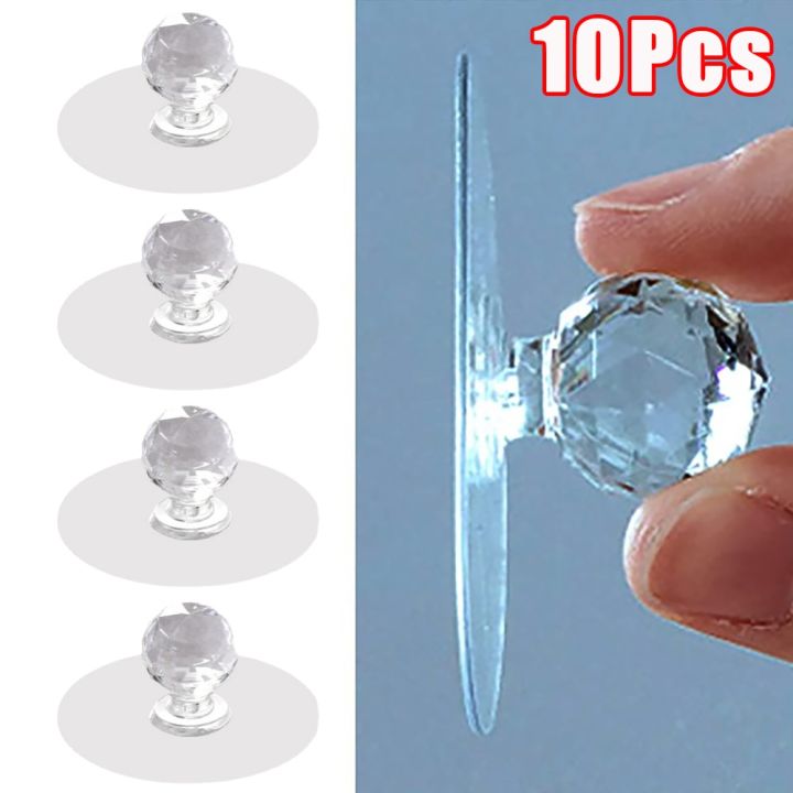 10pcs-punch-free-crystal-drawer-handle-diamond-shape-self-adhesive-acrylic-knobs-cabinet-wardrobe-furniture-pulls-handle-hanger