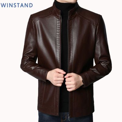 ZZOOI Men Leather Suit Jacket Men Slim Fit blazer Coat Men Fashion Leather jacket Streetwear Casual Blazer Jackets Male Outerwear mens