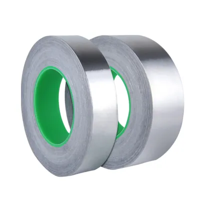 Heat Resist Tape Flame Retardant Thermal Insulation Sealing Aluminium Foil Adhesive Tape with High Temperature Resistance
