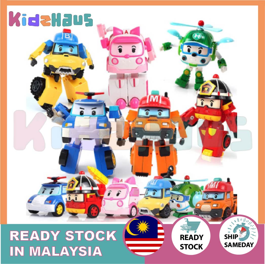 Toys Robocar Transformation Robot | Poli Amber Roy Car Model | Anime Action Figure Toys For Children Best Gift
