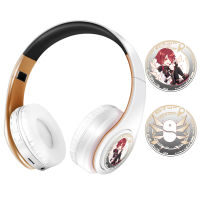 Wireless Silent Disco Headphone Anime Arknights Exusiai Stereo Bluetooth Headphone for Playing Games Sport Earphone with Mic