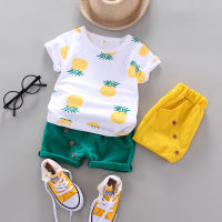 IENENS 2PC Kids Baby Boys Clothes Clothing Sets Infant Boy Tee Shirt + Shorts Pants Outfits Suits Child Toddler Formal Wedding Bow Tie Tracksuits 1 2 3 4 Years