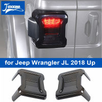 JIDIXIAN y สีดำรถด้านหลังไฟท้ายไฟท้ายตกแต่งสำหรับ Jeep Wrangler JL 2018 Up อุปกรณ์เสริมภายนอก