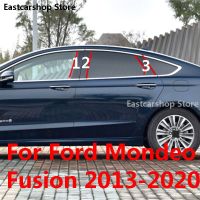 สำหรับรถฟอร์ดฟิวชั่น Mondeo MK5 2020 2019 2018หน้าต่างพีซีตกแต่งรถยนต์สติกเกอร์ตกแต่งเสา B C 2017 2016 2015