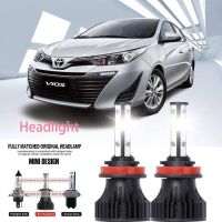 หลอดไฟหน้ารถยนต์ LED LAI 40w 6000k สีขาว สําหรับ Toyota Vios ncp40 2015.05-2018