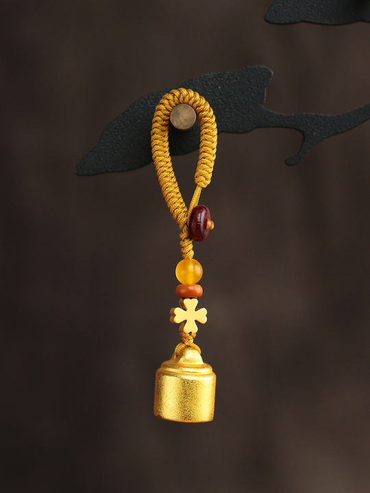 จี้พวงกุญแจรถทองเหลืองโบราณโบราณอุปกรณ์เสริมความคิดสร้างสรรค์พวงกุญแจทองแดง