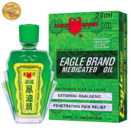 DẦU GIÓ XANH SINGAPORE 2 Nắp (Eagle Brand Medicated Oil) thumbnail