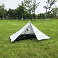 Single Person Travel Tent Dual Layer Rainproof Backpack Tent With Mosquito Net 4 Season Tent Outdoor Beach Camping Supplies