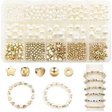 Girls DIY Bead Set Jewelry Making Kit for Kids Girl Pearl Beads
