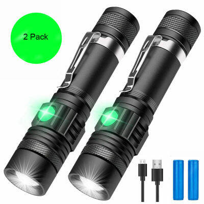 C2 Ultra Bright LED Flashlight With XP-L V6 LED lamp beads Waterproof Torch Zoomable 4 lighting modes Multi-function USB chargin