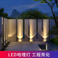 LED โคมไฟฝังโคมไฟฝังกลางแจ้งโคมไฟหญ้ากันน้ำบนสปอตไลท์ 3W5W ไฟสวนแบบวงกลมฝัง .