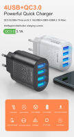 【】 Wijaya online ที่ชาร์จเครื่องชาร์จ USB ที่ชาร์จเร็วแบบพกพาได้สำหรับ Adaptor Traveling EU/US