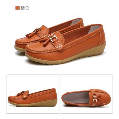 READY STOCK Womens Lazy Flat Comfortable Peas Shoes All-match Trend Casual Shoes Womens Loafers