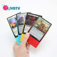 IJVBTV ผิวด้าน ซองการ์ดแลกเปลี่ยน 66x91mm 100ชิ้นค่ะ ที่ใส่บัตร Yugioh เกมกระดานกระดาน สีเพนนี ของขวัญของเล่นของเล่น