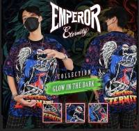 เสือยืด ป้ายEMPEROR ETERN T-Shirt Full HD เสื้อOVPแท้ เสื้อยืด OVER PRINT (ไซส์ยุโรป) เสื้อเรืองแสง เสื้อแฟชั่น เสื้อวินเทจ เสื้อยืด ลายยมทูต เสื้อวง OVP