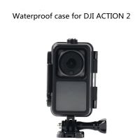 กล้องเคลื่อนไหวเคสป้องกันคิงคองสีดำซองกันน้ำ60เมตรสำหรับ DJI ACTION 2อุปกรณ์เสริมกล้อง